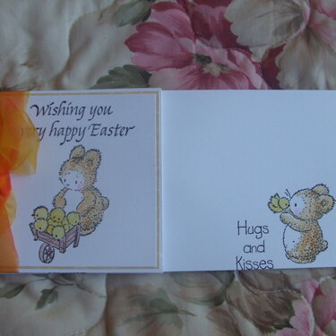 Easter Card (Front &amp; inset).
