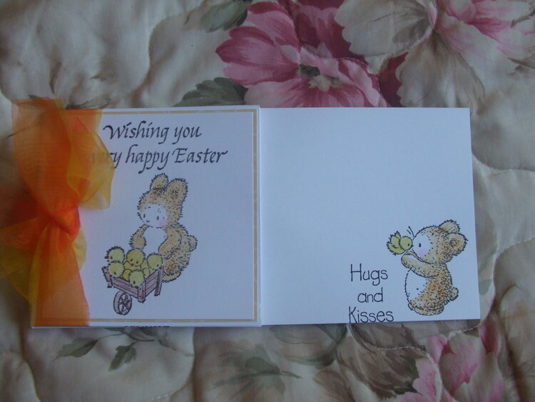 Easter Card (Front &amp; inset).