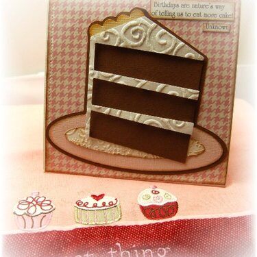 Eat More Cake! card