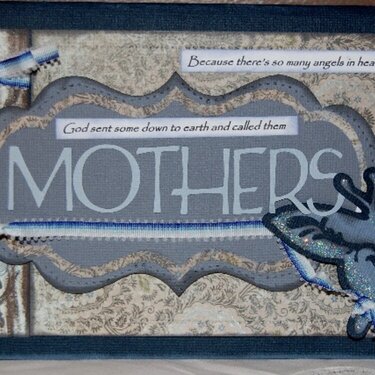 God Sent Mothers card (Cricut Home Accents)