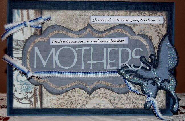 God Sent Mothers card (Cricut Home Accents)