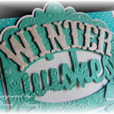 Winter Wishes card detail
