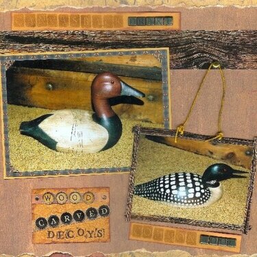 Wood Carved Decoys