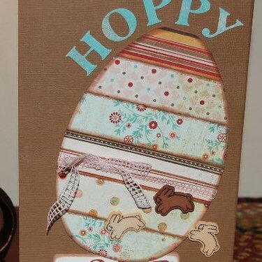 Hoppy Easter card made 4 my secret chick mescrapgood (BG )