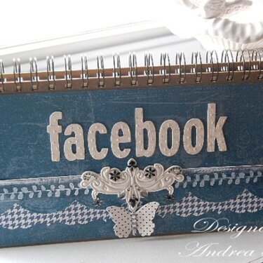 Facebook Mini  {May Serendipity Scrapbooking Kit}