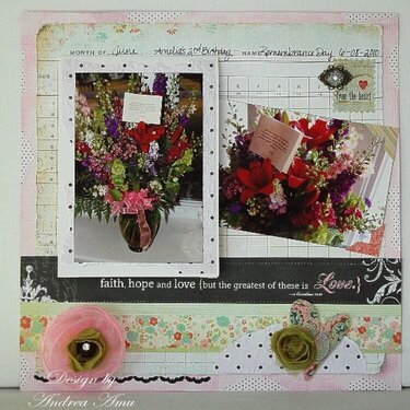 Birthday/Remembrance Day Flowers {June FTLOA kit}