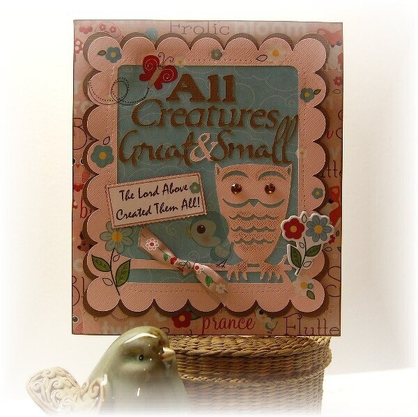 All Creatures Great&amp;Small card  {Imaginisce}