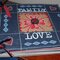Handmade chipboard album (for my Secret Valentine)