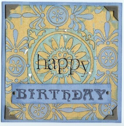 Happy Birthday   {MM foam stamps/paint &amp;CTMH stamps}