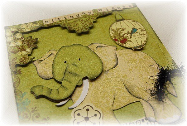 Happy Birthday elephant card