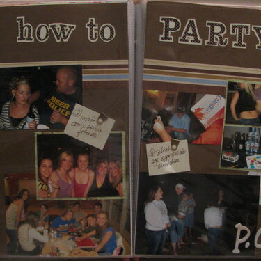 How to Party - p c style (Pictou County)