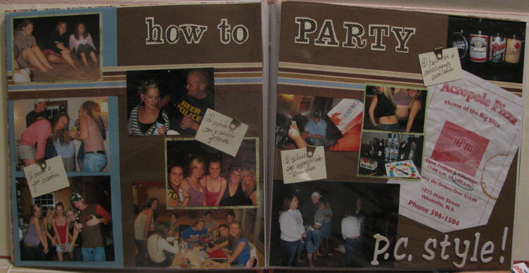 How to Party - p c style (Pictou County)