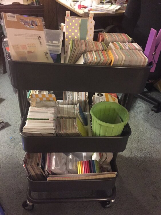 Project Life Organization Cart