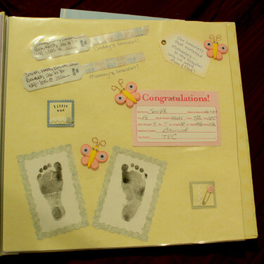 Baby&#039;s Scrapbook Page 3