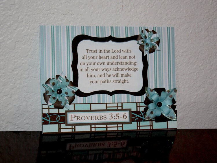 Sympathy Card with Bible Verse