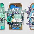 Blue Butterfly Tags *Prima*