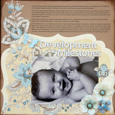 Development Milestones *Anna Griffin*