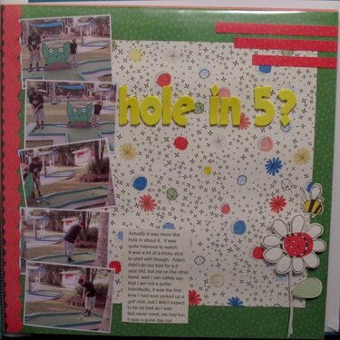 Hole in 5?