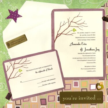 Amanda&#039;s Wedding Invitation