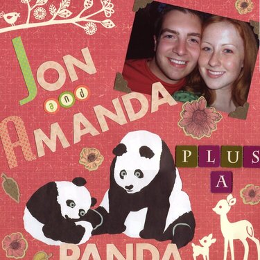 Jon and Amanda... Plus a Panda