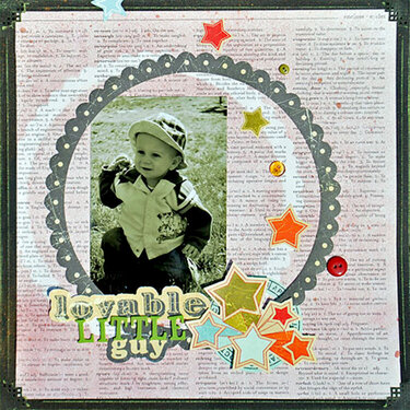 lovable little guy {Core&#039;dinations Black Magic}