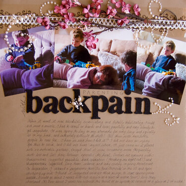Parenting with Backpain.
