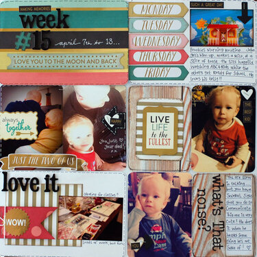 Project Life Week 15 Side A