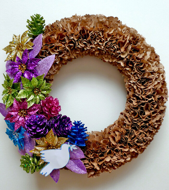 Peace On Earth Wreath