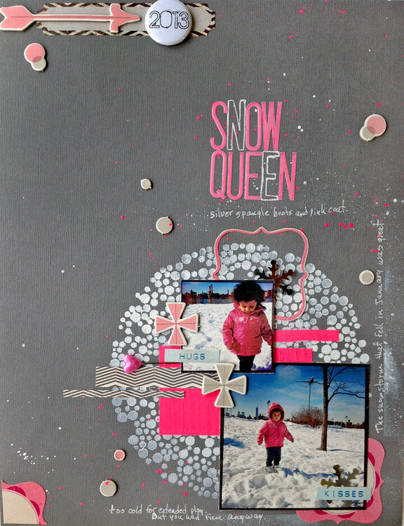 Snow Queen- A Flair For Buttons DT