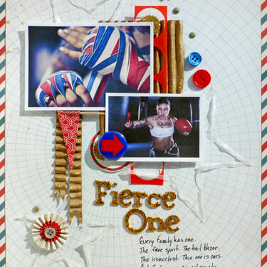 Fierce One- True Xoxo Girls Challenge for August 2012