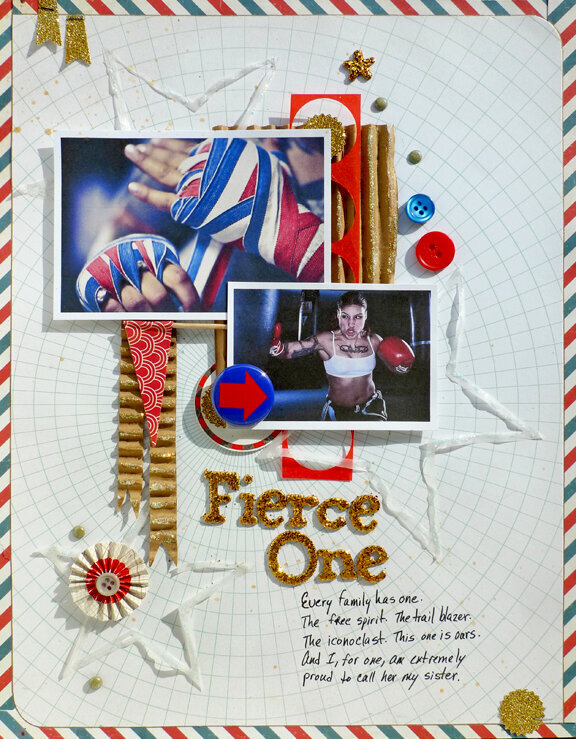 Fierce One- True Xoxo Girls Challenge for August 2012