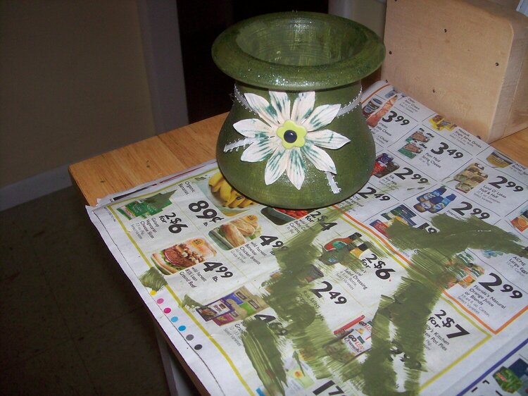 clay vase