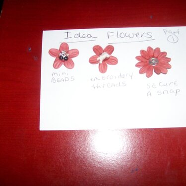 my idea flowers parts 1