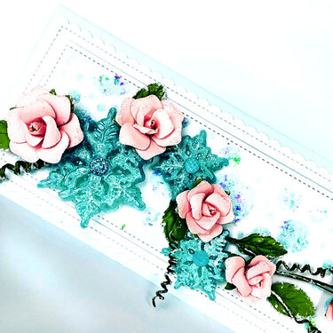 EXCLUSIVE Snowflakes Mould Card by DG Martinez