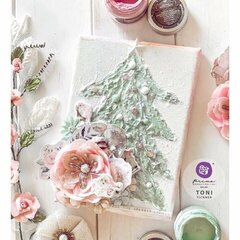 Sugar Cookie Christmas Tree Canvas by Toni Tickner