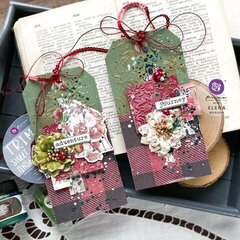 Christmas in the Country Tags by Elena Morgun