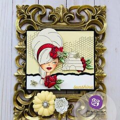 Julie Nutting Miss Bea Doll Card by DG Martinez