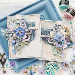Watercolor Floral Collection Cards by Nadya Drozdova