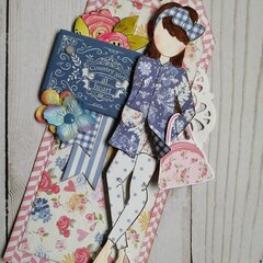Julie Nutting Frayed Denim Collection + Amberly Doll Tag by Julie Nutting
