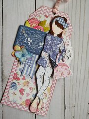Julie Nutting Frayed Denim Collection + Amberly Doll Tag by Julie Nutting
