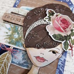 Julie Nutting Frayed Denim Collection + Miss Bea Doll Tags by Julie Nutting