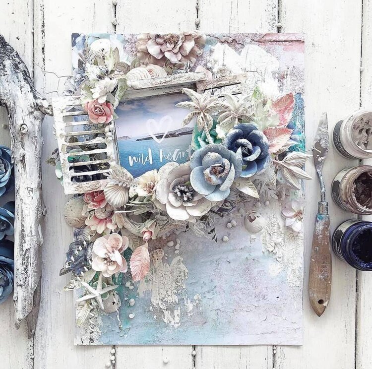 Mixed Media Canvas by Stacey Young