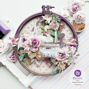 Magic Love Collection Embroidery Hoop by Anastasija Cernova