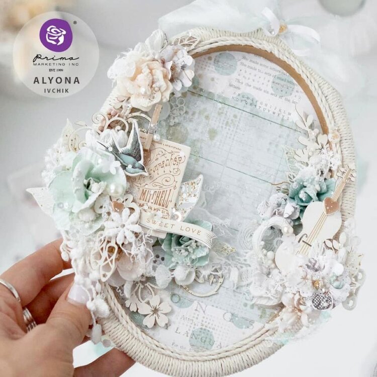 My Sweet Collection Altered Hoop by Alyona Ivchik