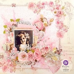 With Love Collection Layout by Tanya Cloete