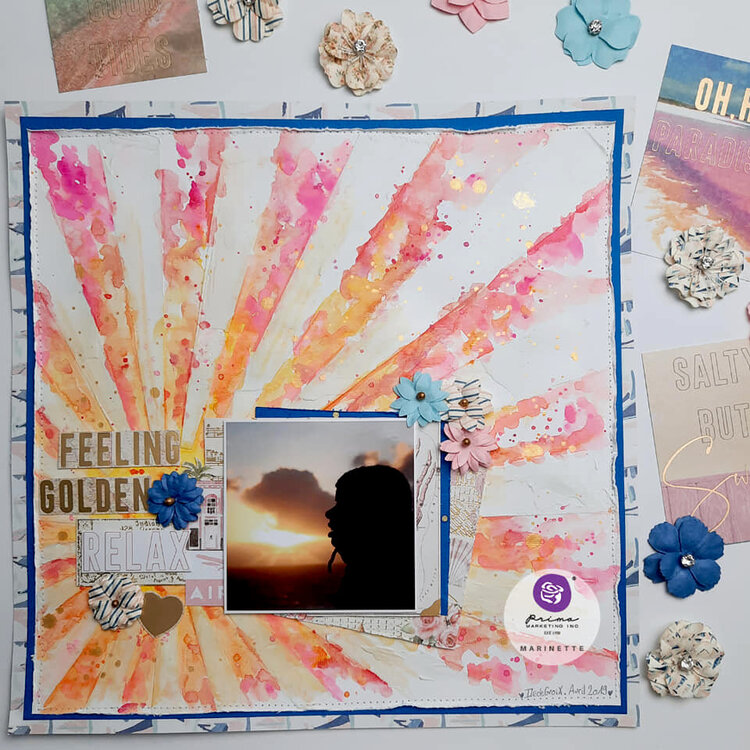 Golden Coast Collection Layout by Marinette