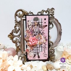 Hello Pink Autumn Card by Tanya Cloete