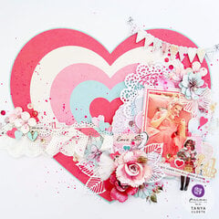 Love Notes Inspiration- Layout by Tanya Cloete