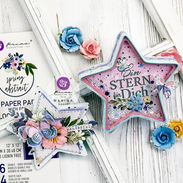 Star Shaped Card and Gift Box by Knaus Marina 