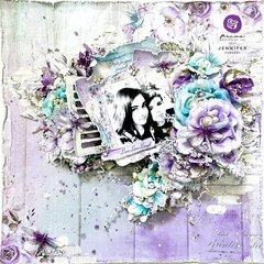 Sweet Layout by Jennifer Rambert 